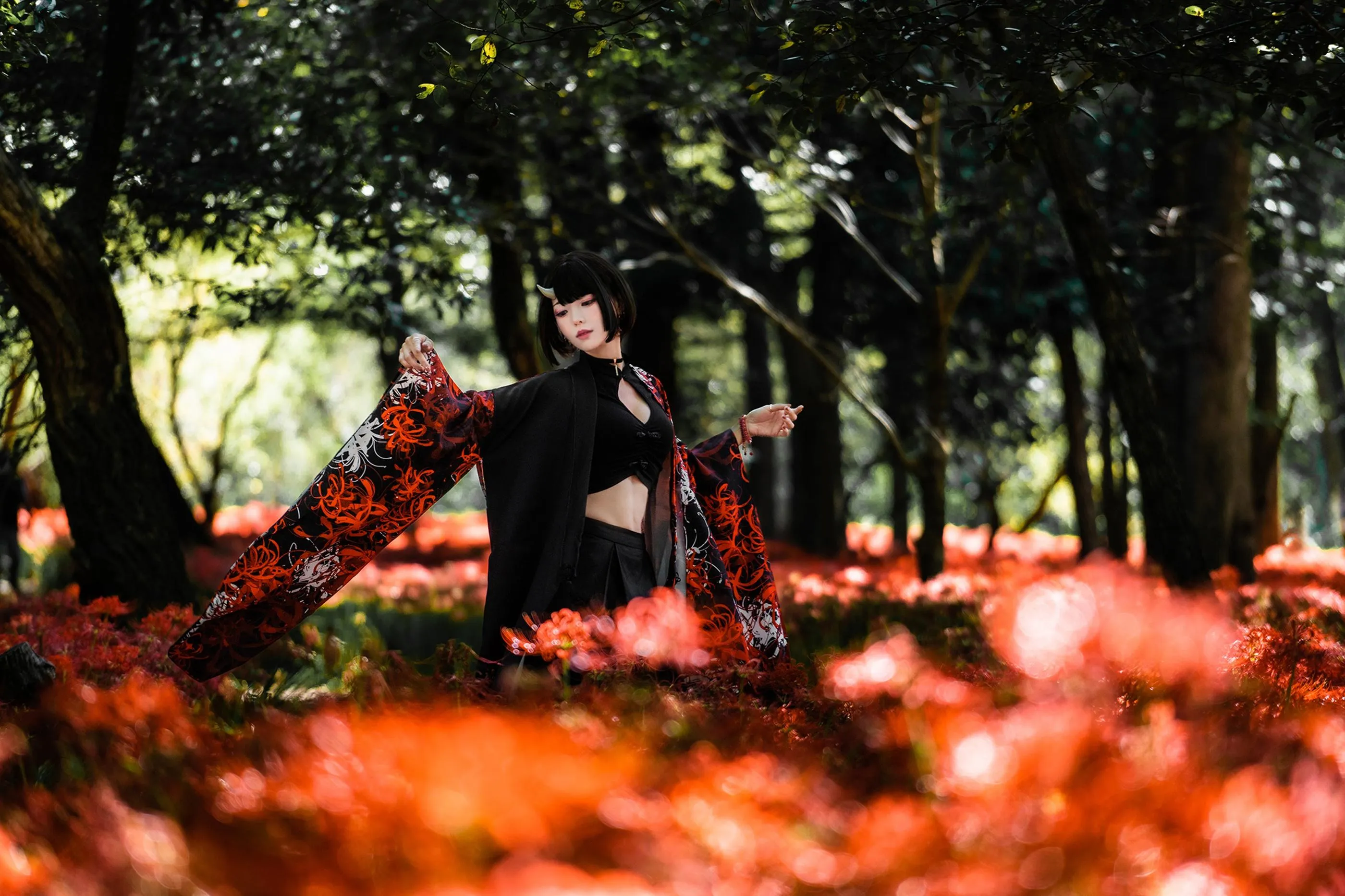ElyEE子 – NO.129 23年10月订阅-C-Red Higanbana 殷紅彼岸 [36P]插图